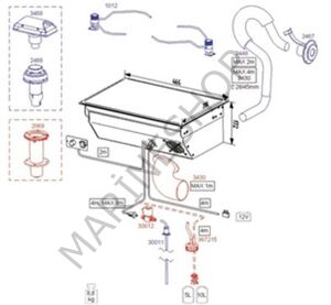 Wallas 2467, 88 DU modeli için egzoz çıkışı