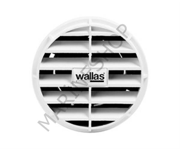 WALLAS 3411 KABİN ÇIKIŞ MENFEZİ Ø75MM, BEYAZ
