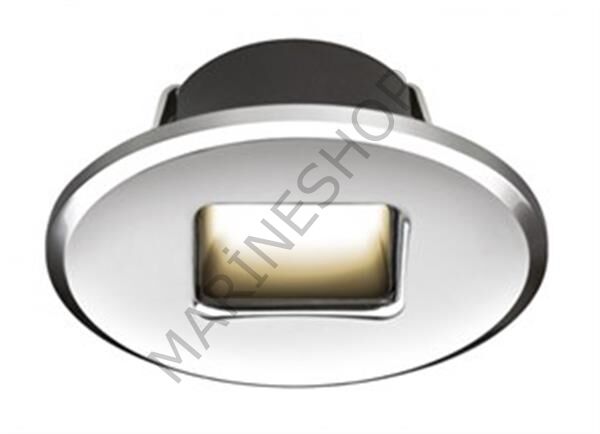 Ember Led Merdiven Lambası Kırmızı Tip:Oval, Parlak Krom 45x58 mm