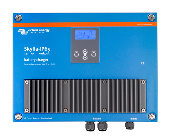 SKYLLA IP65 CHARGER 12V/70A(1) 120/240V