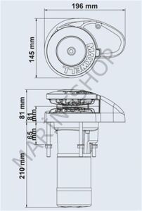 Maxwell RC-6 500W 12V 6 mm Dik Irgat