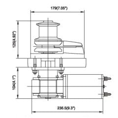 BADA C912C TAMBURLU IRGAT, 12V - 900W, 6MM
