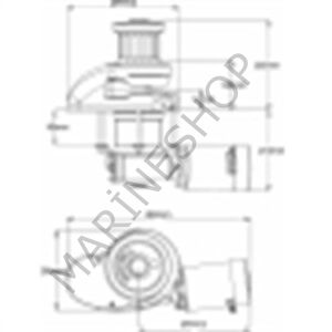Maxwell RC12-10 Serisi 1200W 12/24V 12 mm Tamburlu Hidrolik Dik Irgat