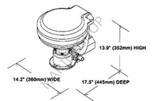 Tmc Elektrikli tuvalet Küçük Taş 24V