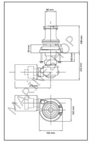 Maxwell VW 3500 Serisi 1200W 24V 8-13 mm Tamburlu Dik Irgat