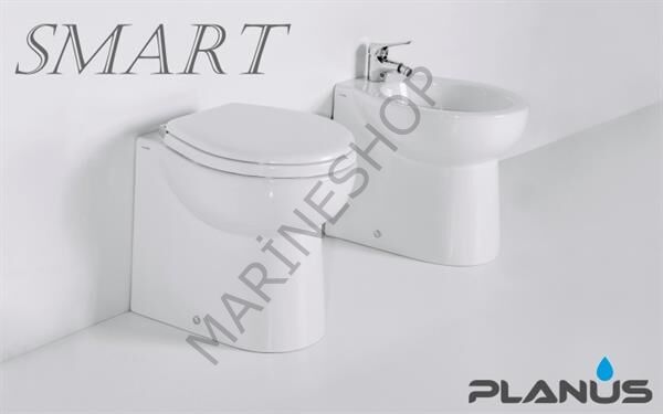 Smart 24V Beyaz Taş Taharet Kitli Tuvalet