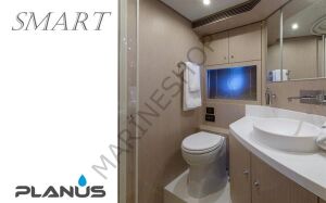 Smart 12V Beyaz Kısa Taş Taharet Kitli Tuvalet