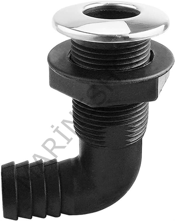 Plastik Firar, 90°. Pasl.Çelik Kafalı1.1/4''