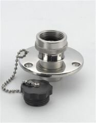 SU GİRİŞİ, AISI 316 PASLANMAZ ÇELİK 1/2'' - Ø70mm