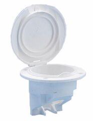 Trem duş yuvası, kapaklı