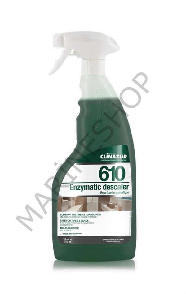 Clin Azur 610 Enzimatik Kireç Sökücü/Temizleyici 750ml