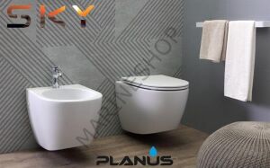 Sky 12V Krem Taş Tuvalet