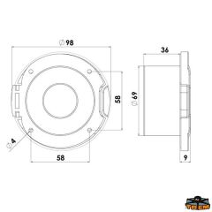 TREM SU ÇIKIŞI - BEYAZ - QUICK CONNECT