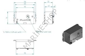 Planus Beyaz Full Glass Touch Panel 2 Butonlu