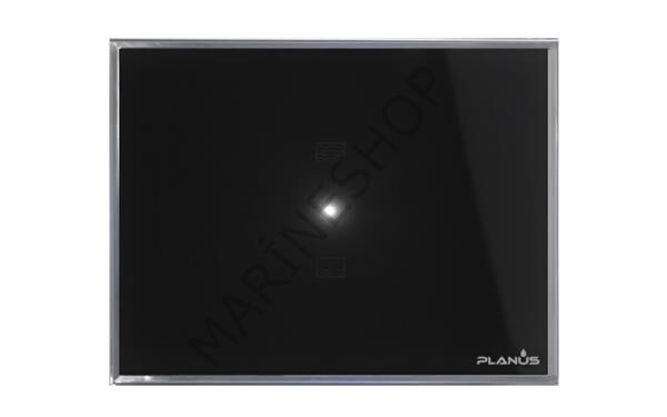 Planus Siyah Full Glass Touch Panel 2 Butonlu