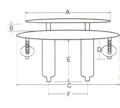 Paslanmaz Çelik Koç boynuzu 112 mm