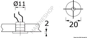 Apis Merdiven Lambası Beyaz 12/24V