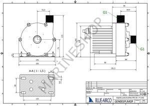 Manyetik Klima Pompası, 24V, IP65. Maks.66000Btu