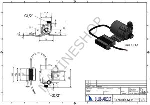 Manyetik Klima Pompası, 12V, IP68. Maks.12000Btu