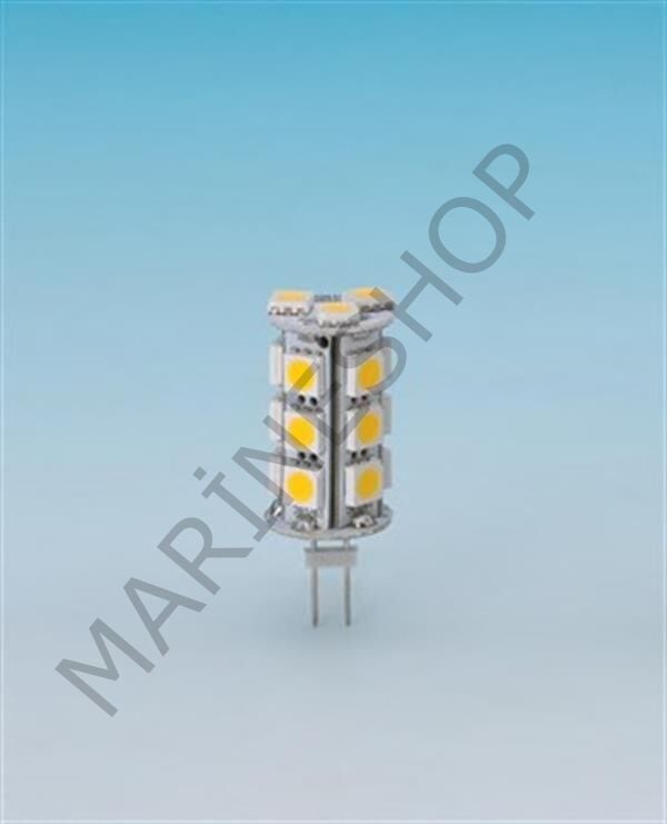 LED AMPUL. 18 LEDLİ. 12/24V. G4 İĞNE BACAK