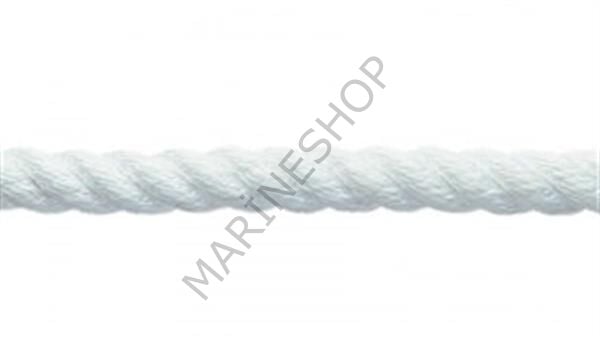 Polyester örgü halat, beyaz, 12mm