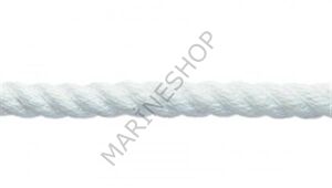 Polyester örgü halat, beyaz, 18mm