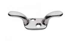 Mini koç boynuzu sarı üzeri kromaj 61x19 mm