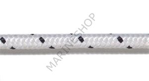 Polyester halat, beyaz üzeri mavi, 10mm