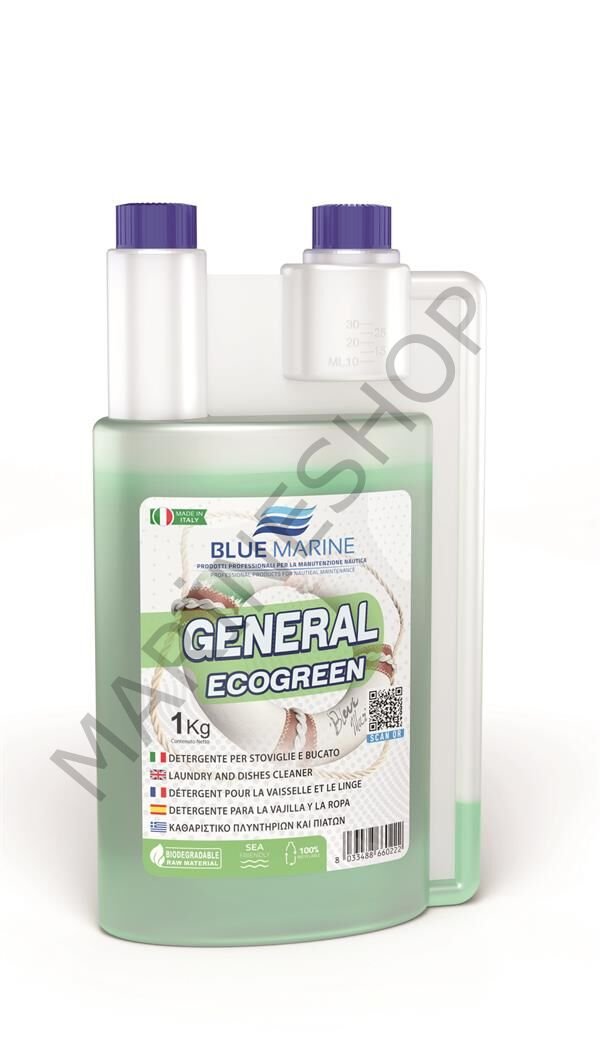 Blue Marine Ecogreen Çamaşır Bulaşık Makinesi Temizleyici