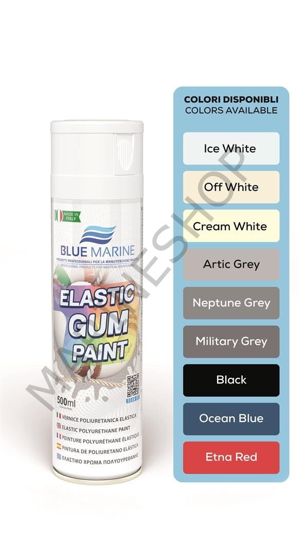 Blue Marine Pu Elastik Şişme Bot Boyası Arktik Gri