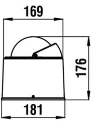 Riviera Bw4 White Star Pusula 130mm Beyaz