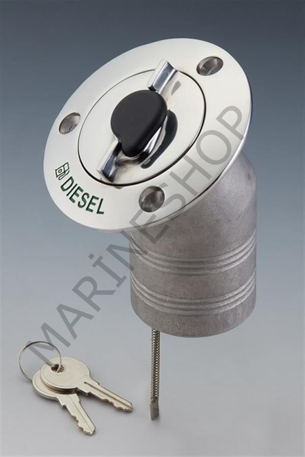 Dolum Ağzı Paslanmaz Çelik, 50mm, 30°açılı, benzin