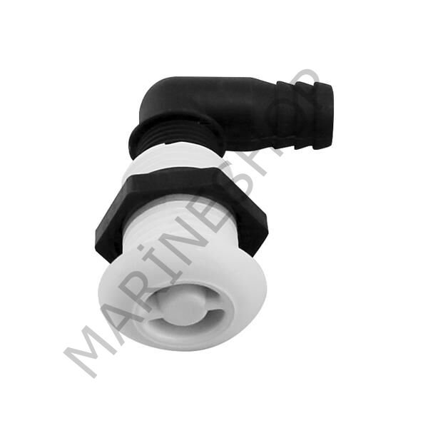 TANK HAVALANDIRMA, 90°,Ø16MM GİRİŞ, PLASTİK