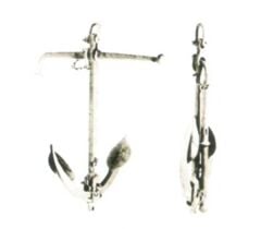 Admiralti tip çıpa galvaniz 25KG