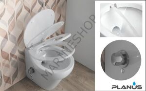 Stilo Plus 24V Beyaz Kısa Taş Taharet Kitli Tuvalet