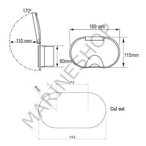 BEYAZ KAPAKLI DUŞ&MİKSER YUVASI, YEDEK