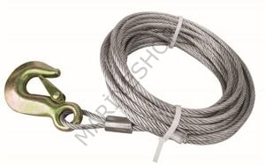 VİNÇ İÇİN GALVANİZLİ ÇELİK HALAT Ø5MM X 6MT