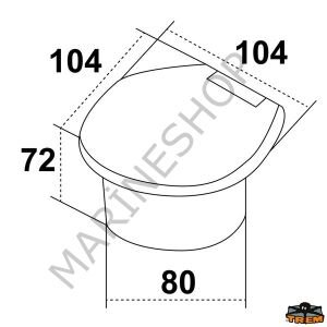 TREM MIXER YUVASI, PİRİNÇ ÜZERİ KROMAJ