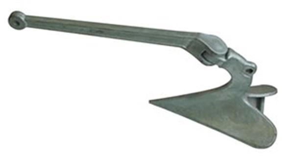 Pulluk tipi çıpa, galvaniz 35KG