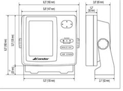 Condor Sonar 345C-DF Renkli Balık Bulucu