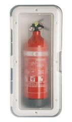 YANGIN SÖNDÜRÜCÜ YUVASI 2KG İÇİN ŞEFFAF KAPAKLI