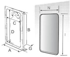 YANGIN SÖNDÜRÜCÜ YUVASI 2KG İÇİN ŞEFFAF KAPAKLI