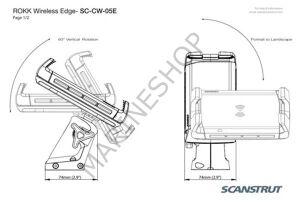 Rokk Wireless Edge SC-CW-05F