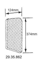Yangın söndürücü yuvası 1 kg için plastik kapaklı