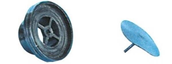 Tahliye Borusu Siyah, Valfli Ø22mm