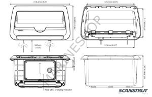 ROKK WIRELESS COVE LED- 3 COIL 15W KABLOSUZ ŞARJ