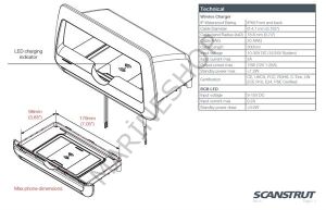 ROKK WIRELESS COVE LED- 3 COIL 15W KABLOSUZ ŞARJ