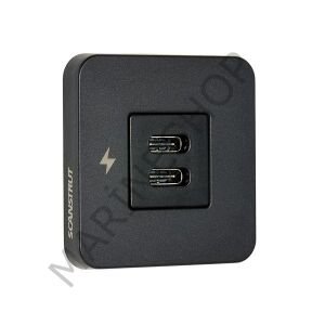 TILE-USB-C/USB-C ŞARJ SOKETİ, SİYAH ÇERÇEVE