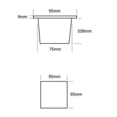 MİKSER İÇİN GÖMME YUVA  BEYAZ  PLASTİK