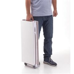 TREM PASARELLA. BEYAZ BOYALI ALUMİNYUM. 220CM, 12 KG